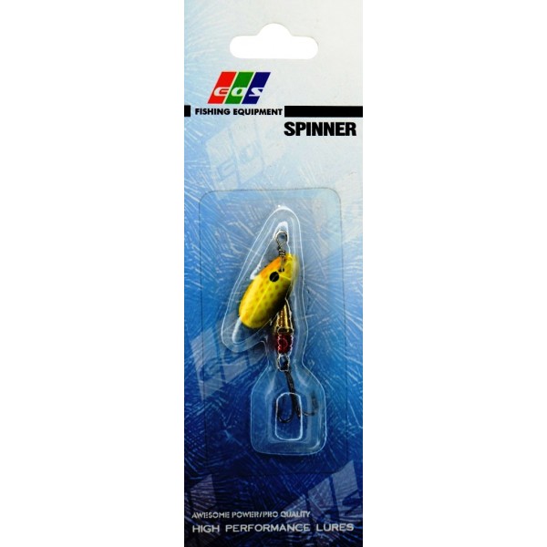 Блешня на хижака, обертова, EOS S0011B, вага 3,5 г, колір GS461029